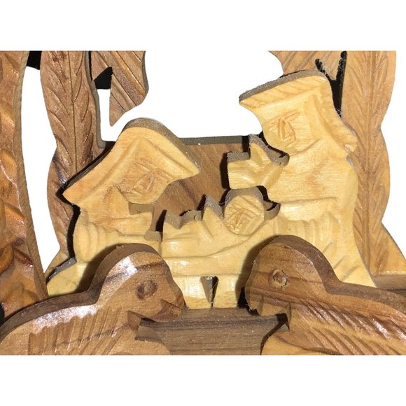 Wood Nativity Ornament or Table top Decor - Picture 7 of 14